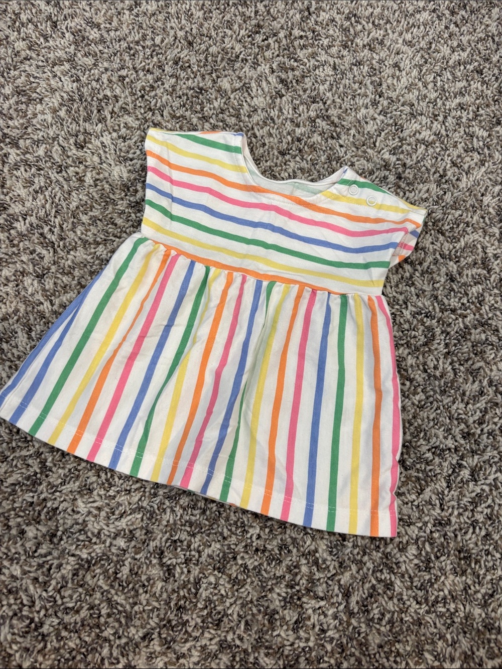 Garanimals Rainbow Striped Casual Dress